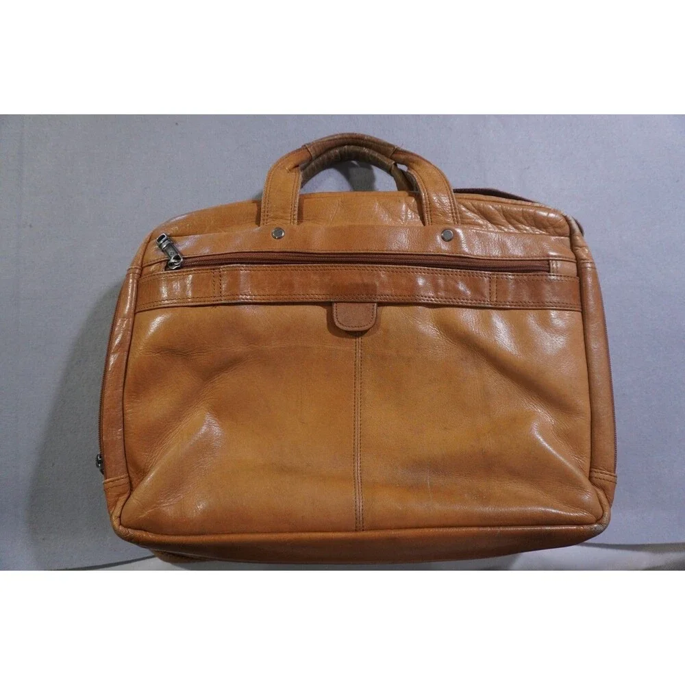 Samsonite Tan Leather Briefcase 17